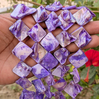 1 LINE/STRING PACK'SIZE APPROX' 16-22 MM' 15-16 PIECES' MOP SHELL BEADS