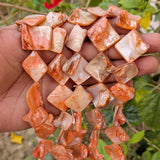 1 LINE/STRING PACK'SIZE APPROX' 16-22 MM' 15-16 PIECES' MOP SHELL BEADS