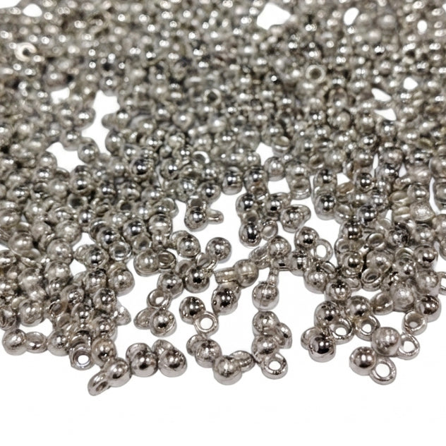 3mm Lite Nickel CCB Acrylic Ball Beads Adornment Charms – 500 Pieces Pack | Jewellery Making