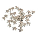 50pcs, Zinc alloy oxidized beads for jewelry making, 6mm, Star, Shape, Silver, Plated