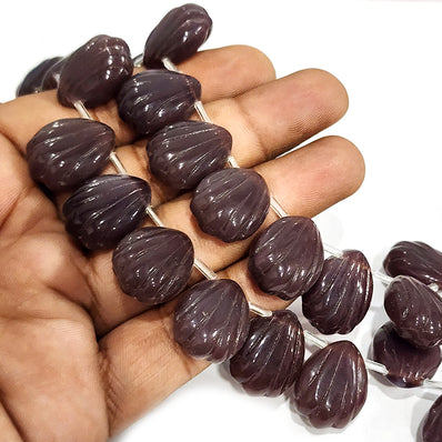 6 PIECES LOOSE PACK' 20X15 MM APPROX SIZE' SEA SHELLS SUPER QUALITY CZECH IMPORTED CRYSTAL GLASS BEADS