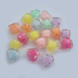 50grams pkg. beads on beads heart shape in size approx 11x12mm, about 70+ beads