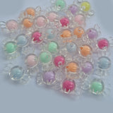 50grams pkg. beads on beads Candy shape in size approx 9x17mm, about 100 beads