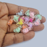 50grams pkg. beads on beads Buttrfly shape in size approx 9x15mm, about 100 beads