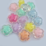 50grams pkg. beads on beads Flower shape in size approx 11x17mm, about 30 beads