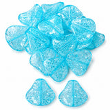 30pcs Acrylic Twisted Crackle beads, Size approx 20x26mm, Turquoise Color