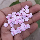 50 GRAMS PACK' APPROX 300-305 PIECES' SIZE' 8 MM' DAISY FLOWER ACRYLIC BEADS