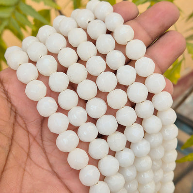 1 LINE/STRING PACK' SIZE APPROX' 11 MM' 38-40 BEADS' INDIAN NORMAL GLASS BEADS