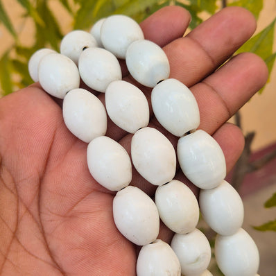 1 LINE/STRING PACK' SIZE APPROX' 15x20 MM' 18-20 BEADS' INDIAN NORMAL GLASS BEADS