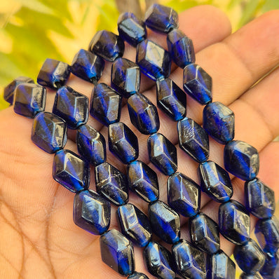 1 LINE/STRING PACK' SIZE APPROX' 11x14 MM' 30-32 BEADS' INDIAN NORMAL GLASS BEADS