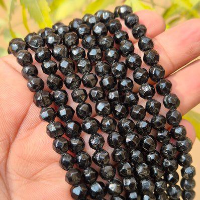 1 LINE/STRING PACK' SIZE APPROX 6 MM' 64-65 BEADS' INDIAN NORMAL GLASS BEADS