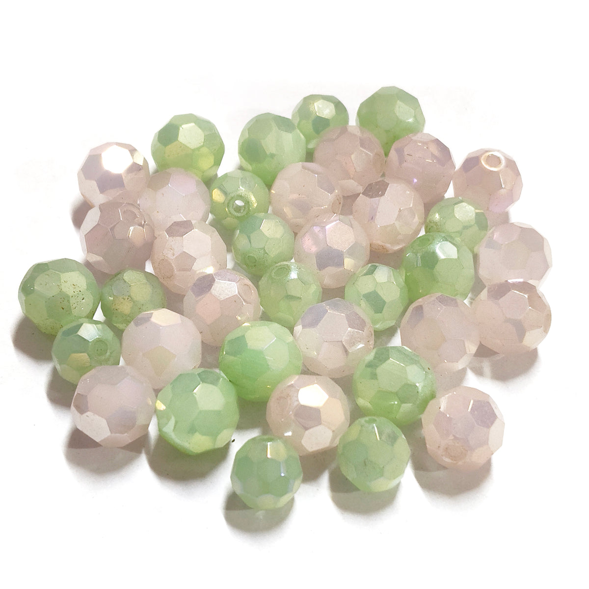20 PIECES PACK' MIX PACK OF FANCY GLASS CRYSTAL BEADS