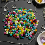 25 GRAMS PACK' MIX PACK OF FANCY RONDEL GLASS CRYSTAL BEADS