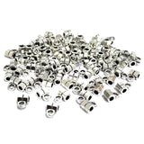 50 PCS PACK, 6x4 MM SIZE, SILVER PLATED, HIGH QUALITY OF PENDANT BAIL FINDING RAW JEWELRY MAKING MATERIALS