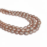High-quality Freshwater Pearl Beads with natural shine and smooth texture. Perfect for necklaces, bracelets, and premium jewelry making. Ideal for designers and DIY creators.  Approximately size Sold Per Line, About   Beads