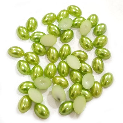 500 PCS PACK IMITATION ACRYLIC PEARL CABOCHONS STONE FOR MAKING JEWELLERY AND CRAFTS WORK