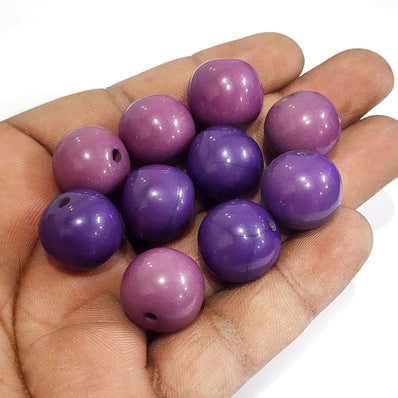 10 Pcs Pack Size about 16mm,Round, Resin Beads
