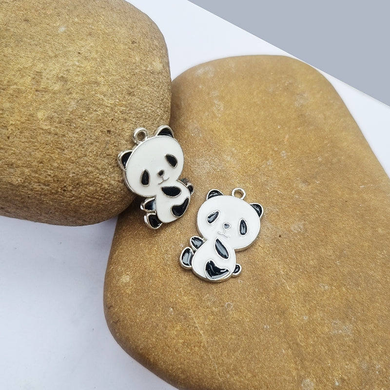 10pcs enamelled charms small size