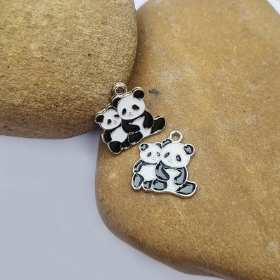 10pcs enamelled charms small size