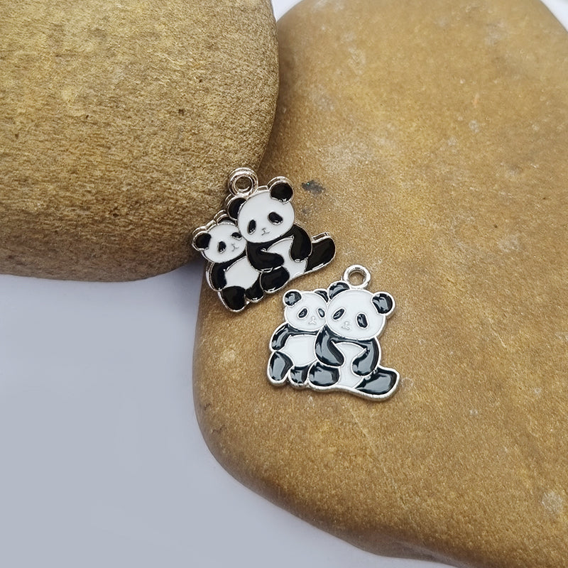 10pcs enamelled charms small size