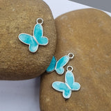 10pcs enamelled charms small size