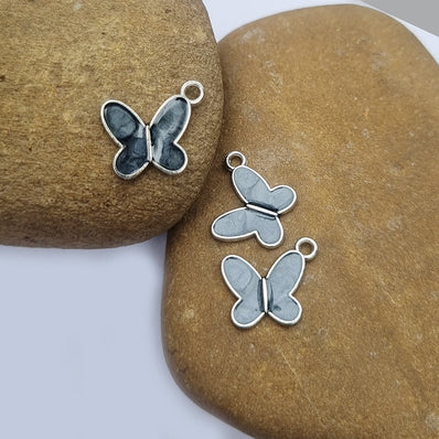 10pcs enamelled charms small size