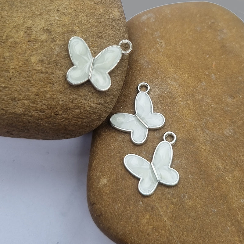 10pcs enamelled charms small size