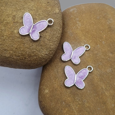 10pcs enamelled charms small size