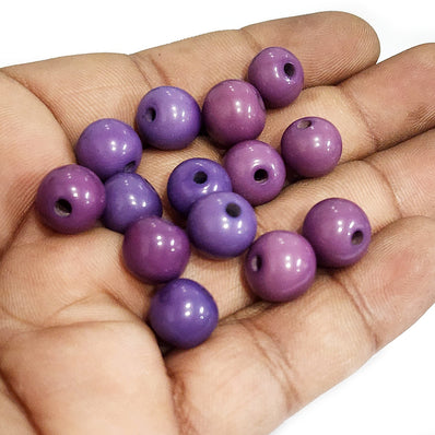 10 Pcs Pack Size about 10mm,Round, Resin Beads
