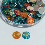 50 Gram Pack, 8mm Acrylic Rhinestone 2 Hole Sew On Stones