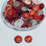50 Gram Pack, 8mm Acrylic Rhinestone 2 Hole Sew On Stones