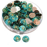 50 Gram Pack, 8mm Acrylic Rhinestone 2 Hole Sew On Stones