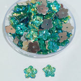 Pack of 50 grams, Acrylic Rhinestone Flower Shape Sew-On – 9mm e Faceted Crystal Look