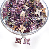 Pack of 50 grams, Acrylic Rhinestone Star shape Sew-On –6mm Crystal Look