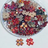 Pack of 50 grams, Acrylic Rhinestone Star shape Sew-On –6mm Crystal Look