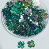 Pack of 50 grams, Acrylic Rhinestone Star shape Sew-On –6mm Crystal Look