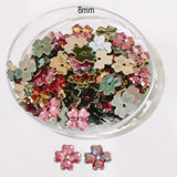 Pack of 50 grams, Acrylic Rhinestone Star shape Sew-On –6mm Crystal Look