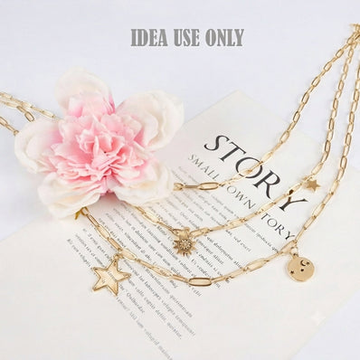 12x5 mm Paper Clip Cable Chain Gold – Tarnish Resistant Iron Alloy Chain – Approx. 1 Meter for Jewelry Making