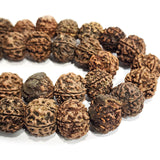 20mm Size 100% Original Nepal  108+1 Beads Panch Mukhi Rudraksha Japa Mala, without knotted