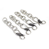 10 PIECES PACK' S HOOK JEWELLERY FINDING' SILVER OXIDIZED POLISHED