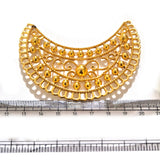 Sale Lot, Gold Plated Hasli Necklace Pendant Connector | Traditional Indian Jewelry Making Component | DIY Necklace Pendant | Sold Per Piece