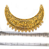Sale Lot, Gold Plated Hasli Necklace Pendant Connector | Traditional Indian Jewelry Making Component | DIY Necklace Pendant | Sold Per Piece