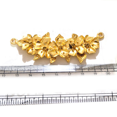 Sale Lot, Gold Plated Hasli Necklace Pendant Connector | Traditional Indian Jewelry Making Component | DIY Necklace Pendant | Sold Per Piece