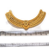 Sale Lot, Gold Plated Hasli Necklace Pendant Connector | Traditional Indian Jewelry Making Component | DIY Necklace Pendant | Sold Per Piece