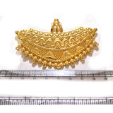 Sale Lot, Gold Plated Hasli Necklace Pendant Connector | Traditional Indian Jewelry Making Component | DIY Necklace Pendant | Sold Per Piece
