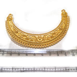 Sale Lot, Gold Plated Hasli Necklace Pendant Connector | Traditional Indian Jewelry Making Component | DIY Necklace Pendant | Sold Per Piece