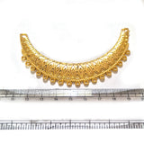 Sale Lot, Gold Plated Hasli Necklace Pendant Connector | Traditional Indian Jewelry Making Component | DIY Necklace Pendant | Sold Per Piece