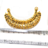 Sale Lot, Gold Plated Hasli Necklace Pendant Connector | Traditional Indian Jewelry Making Component | DIY Necklace Pendant | Sold Per Piece