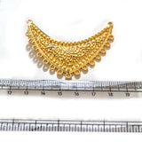 Sale Lot, Gold Plated Hasli Necklace Pendant Connector | Traditional Indian Jewelry Making Component | DIY Necklace Pendant | Sold Per Piece