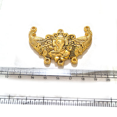 Sale Lot, Gold Plated Hasli Necklace Pendant Connector | Traditional Indian Jewelry Making Component | DIY Necklace Pendant | Sold Per Piece